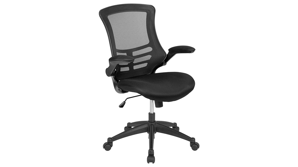 Flash Furniture Mid-Back Black Mesh Swivel Ergonomic Task Office Chair