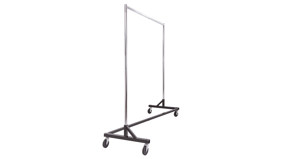 Commercial Garment Rack (Z Rack) - Rolling Clothes Rack