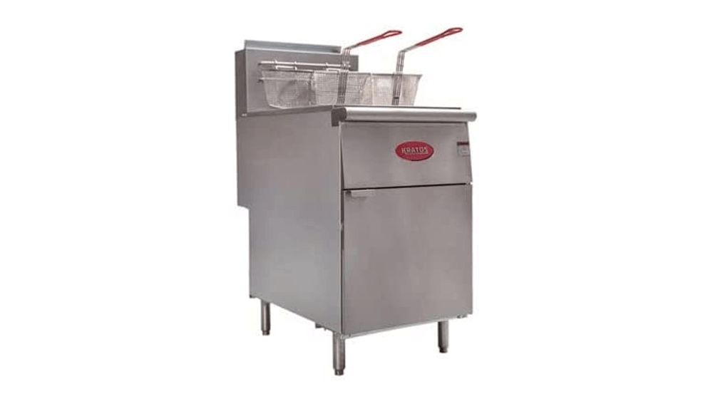 Kratos 29Y-012 Commercial Restaurant Gas Floor Fryer - Five Burners